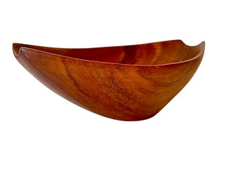 Sculptural David Auld MCM Hand Carved Bowl From Haiti