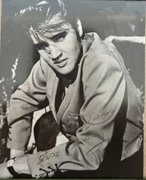 Autographed Elvis Presley Photo