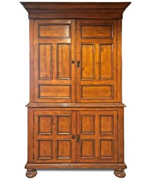 A Paneled Hard Wood Cabinet By Baker Furniture