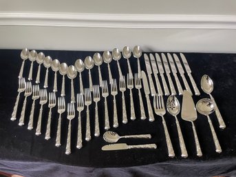 Piece Reed & Barton Palace Orchard Williamsburg Stainless Flatware Serving Set