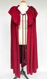 A Stunning Vintage Cape By Yves. St. Laurent, C. 1970's