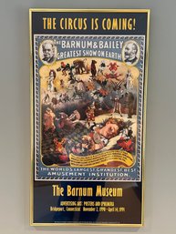 Barnum Museum Poster - Barnum And Bailey Greatest Show On Earth 'The Circus Is Coming' Poster