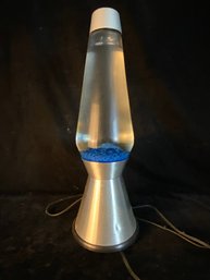 Blue And Silver Lava Lamp