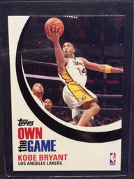 2007 Topps Own The Game Kobe Bryant Insert Card - M