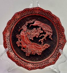 Ming Dynasty Decorative Plate (The Pendant Of The Golden Dragon)
