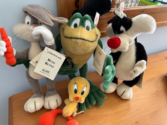 Steiff - Tweety, Sylvester, Bugs Bunny & Frog