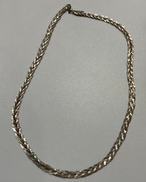 Nice 17 In Sterling Braided Chain