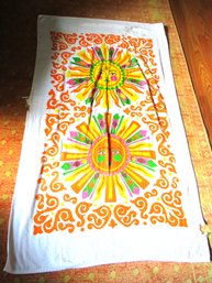 Vintage Funky Sun Beach Towel