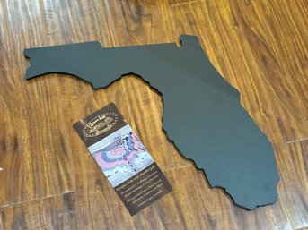 A Large Slate Serving Board - In The Shape Of The State Of Florida!