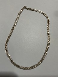 17 1/2 Inch Sterling Braided Chain