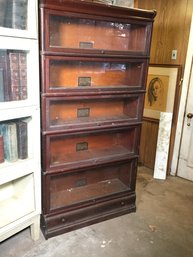 Fantastic Antique Stacking Lawyers / Barrister Bookcase By THE GLOBE - WERNICKE CO - Attic Fresh ! WOW !