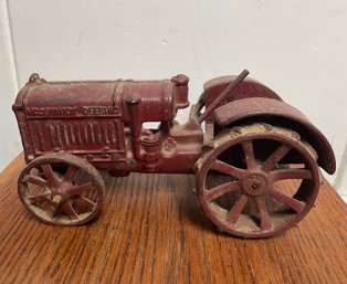 McCormick Deering Cast Iron Toy Tractor - 1930's