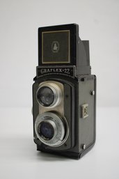Antique Graflex 22 Graftar Century Film Camera With 120 Roll Film