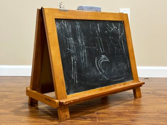 A Countertop Chalkboard / Whiteboard - Reversible