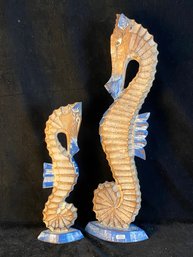 2 Piece Seahorse Sculpture Collection