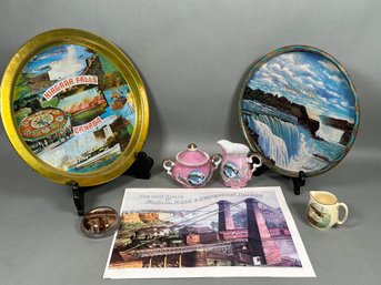 Niagara Falls Collection: Tin Plates, Paperweight, Cream & Sugar And More
