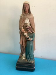 St Ann And Child Statue