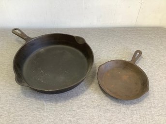 Cast Iron Skillet Lot Of 2