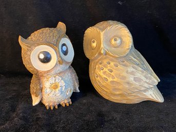 2 Piece Owl Sculpture Collection