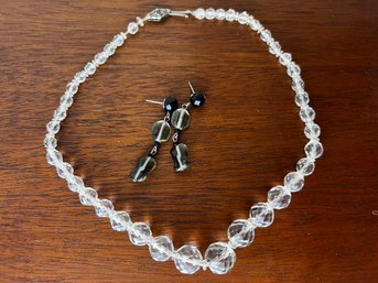 Faceted Bead Jewelry Set