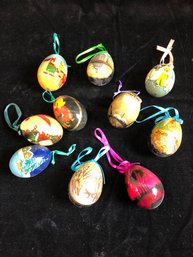 Lot Of Christmas Tree Egg Ornaments