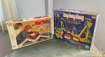 Pair Of Vintage Live Action Games - Air Trix And Bing Bang Boing