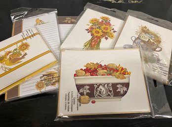 New Old Stock Fall Themed Stationery By Studio 18