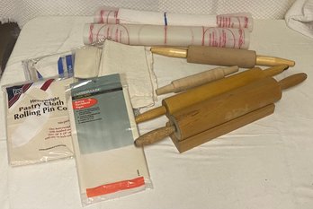 Rolling Pins And Cloth Covers