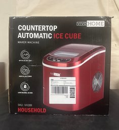 Brand New Countertop Automatic Ice Cube Maker Machine SKU: VH289 HouseHold In Original Box. RC/CVBC-A
