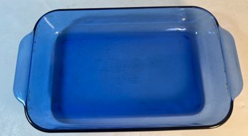 Blue Pyrex Casserole Dish