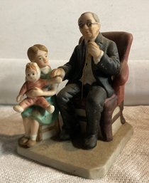 Norman Rockwell Porcelain Figurine - Little Patient - Norman Rockwell Museum 1985