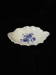 Richard Ginori Blue Floral Tray Made In Italy