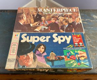 Vintage Board Games - Super Spy And Masterpiece Art Auction