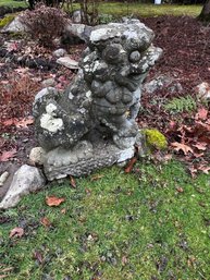 Cement Garden Lion / Foo Dog Statue