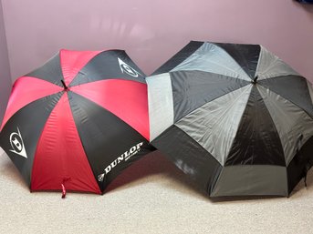 Two Golf Umbrellas