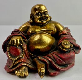 Small Painted Buddha Figurine