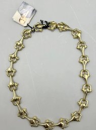 Paolo Gucci Gold Tone Link Necklace