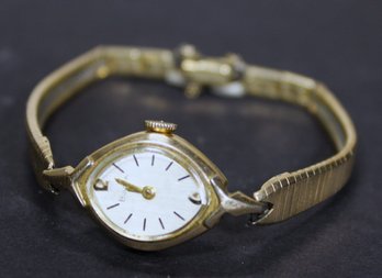 Vintage Gold Filled Ladies Wristwatch By Bulova