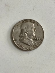 1959 HALF DOLLAR #25