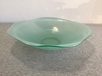 Frosted Glass Serving Dish