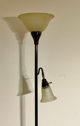 Oil Rub Bronze Floor Lamp W/reading Light