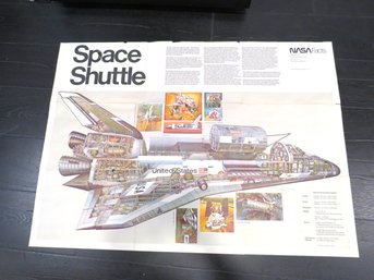 1978 Space Shuttle Poster Signed Barron Storey