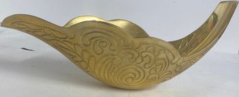 Decorative Asymmetrical Brass Dish