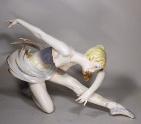 Large Hutschenreuther Porcelain Ballerina Figurine