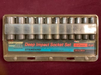 Sears Craftsman Air Drive Deep Impact Socket Set #37