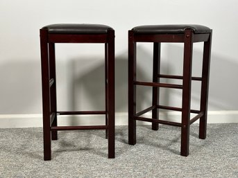 A Pair Of Contemporary Stools