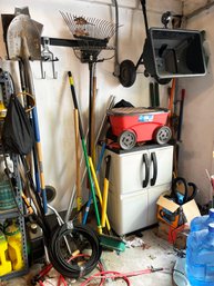 The Corner Of The Garage - A Seeder, Garden Tools And SO MUCH MORE!