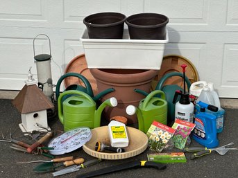 One For The Gardeners: Planters, Handtools, Bird House & Much More