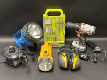 Helpful Household Items: Rechargeable PorterCable Drill, Flashlights & More