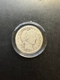 1914-D Barber Silver Quarter